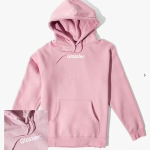 Glossier Original Pink Hoodie